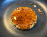 もち麦入りパティで、てりやきホットサンド作り方4写真