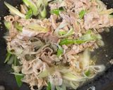 豚バラとネギの和風パスタ！作り方5写真