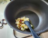 秋の夕飯！エリンギとヤリイカの豆乳クリームパスタ作り方3写真