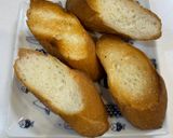フランスパンのカリカリベーコンチーズ焼き🎵作り方2写真
