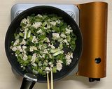 セロリのそうめんチャンプルー作り方3写真