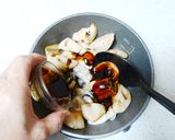 岩国蓮根と広島牡蠣の甘辛炒め♪作り方5写真