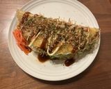 ライスペーパーで⭐︎お好み焼き風作り方5写真