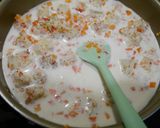 簡単！餅とカニのチーズグラタン作り方1写真