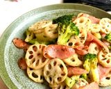 夕食・おつまみ★ガリバタ醤油のジャーマン蓮根作り方8写真