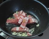 豚肉とほうれん草と卵の中華焼きそば魚醤味作り方3写真
