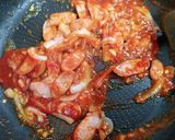 簡単昼食今夜の夕飯新玉葱小松菜ナポリタン作り方10写真