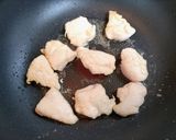 簡単夕飯昼食！鶏ささみ茸ポークチャップ風おつまみ作り方6写真