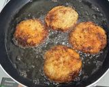 お豆腐入りキャベツメンチカツ☆冷凍保存可作り方5写真