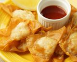 海老と鶏ひき肉のシンプル揚げワンタン作り方8写真
