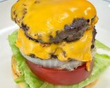 本気の味🍔ダブルチーズエッグバーガー🍳🧀作り方10写真