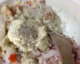 新玉ねぎ入りスパイシーなポテトサラダ作り方4写真