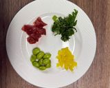 娘の好きなおにぎり覚書ꕤ︎︎梅たくあん大葉作り方2写真