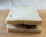 コーン玉子と焼きハムのサンドイッチ作り方7写真