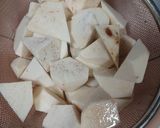 おばあちゃん家の里芋の甘辛揚げ☆作り方1写真