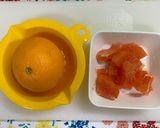 さつまいも&オレンジ煮作り方1写真