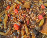 しめじたっぷり腸活ジャージャー麺作り方4写真