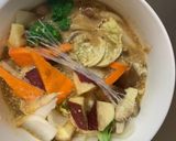 お一人様簡単オイ梅味根菜たっぷり野菜炒作り方16写真