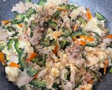 味噌でまろやか味！ゴーヤチャンプル⭐︎作り方8写真