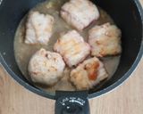 煮込み5分♪豚バラ厚揚げで角煮風作り方4写真