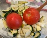 レンジで簡単⭐︎夏野菜の冷製ラタトュイユ作り方1写真