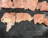 鶏もも肉と長ねぎの簡単焼き鳥（串なし）作り方2写真