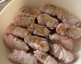 豚薄切り肉のチーズ巻き＆ソーセージ巻き作り方4写真