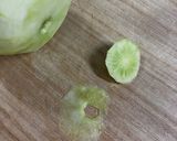 涼しい　うり(白ウリ)とハムのさっぱりサラダ作り方1写真