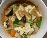 肉無豆腐コク旨クリーミーガパオ味野菜炒め作り方15写真