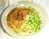 無添加　天かすと葱の七味おろしパスタ作り方11写真