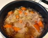 【簡単節約おばんざい】挽肉の肉じゃが風作り方3写真