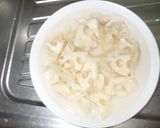 蓮根ごぼう煮物♪簡単豚肉根菜煮物作り方1写真