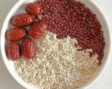 小豆燕麦牛乳作り方1写真