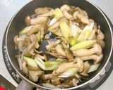 メンマと長ネギときのこの炒め物作り方3写真