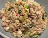 鶏ミンチと木綿豆腐の中華風炒り豆腐♪作り方5写真