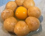 スパム&卵&チーズの焼きポンデリング🍩作り方2写真