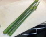 豚肉とジャンボニンニクの芽醤油麹炒め作り方1写真