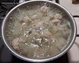 肉団子入り冬瓜（とうがん）スープ作り方4写真