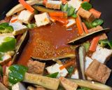 厚揚げとなすにんじんピーマンの辛味噌炒め作り方6写真