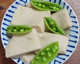 高野豆腐とスナップエンドウの炊き合わせ作り方6写真