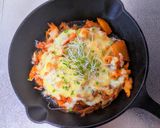 豚バラ肉舞茸ごはんとチーズ焼き作り方13写真