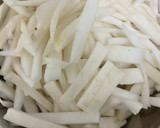 大根の皮　きんぴら　辛　炒め作り方1写真