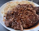 ただのステーキとたまねぎ作り方6写真