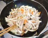 給食☆ピリ辛小松菜丼作り方3写真