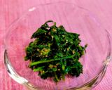 春菊の簡単胡麻和え作り方5写真