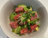 マグロとアボカドのポキ丼作り方4写真