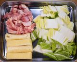 鶏と白菜の旨だし塩ちゃんこうどん最高🥰🍜作り方1写真