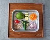 野菜たっぷり🥗カフェ風 ロコモコ丼作り方2写真