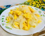 新玉ねぎとふんわり卵の炒め物作り方4写真