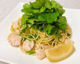 パクチーとささみのパスタ作り方12写真